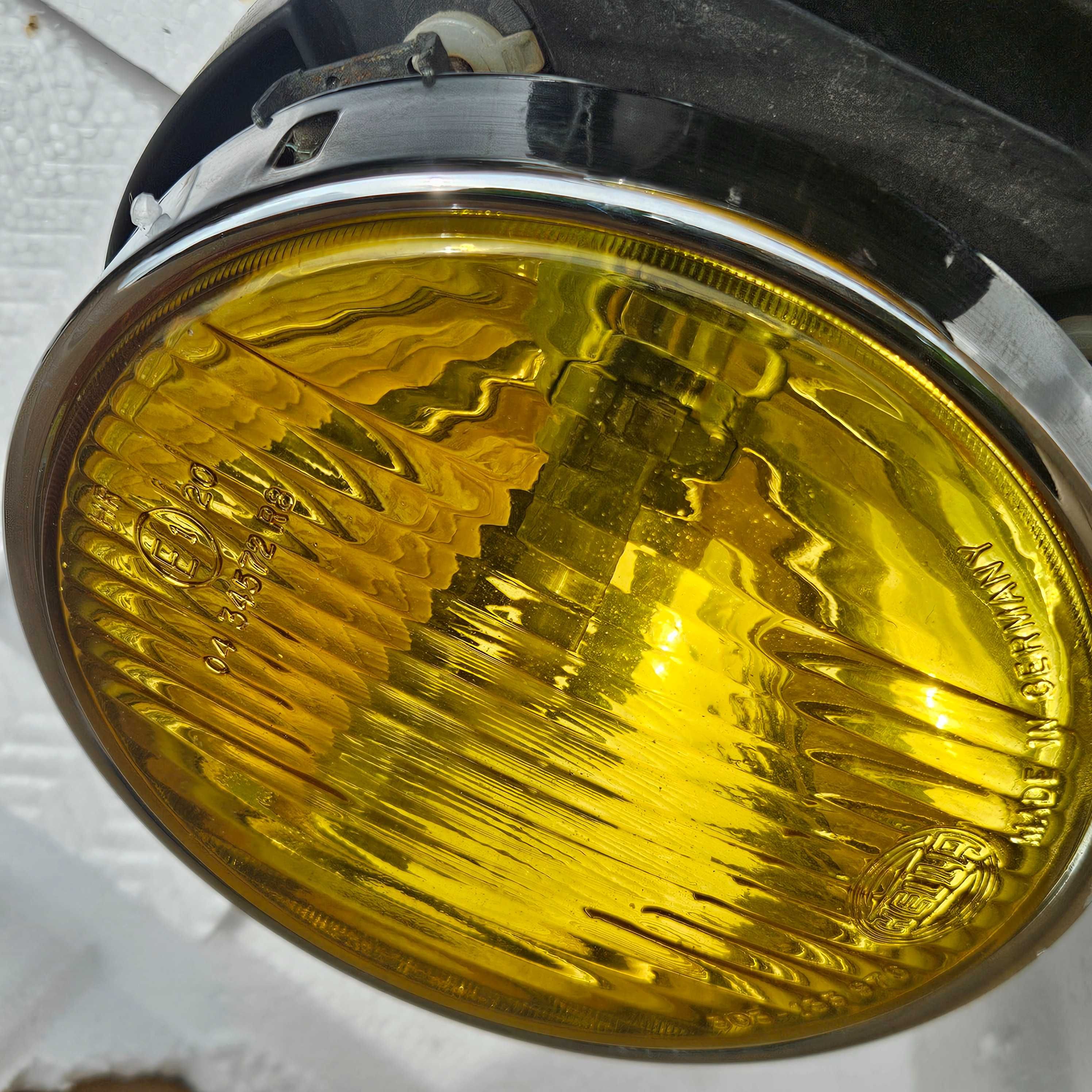 Yellow Hella E30 lampy reflektory oryginalne