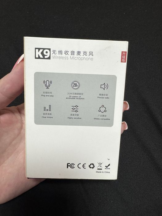 Мікрофон. Безпроводной петличный микрофон для iPhone . Микрофон