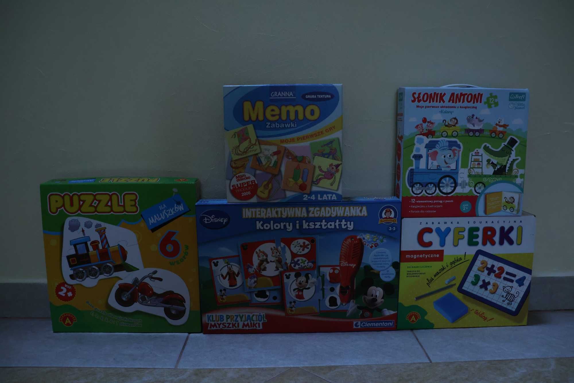 memo, puzzle, tabliczka do nauki liczb, interaktywny długopis