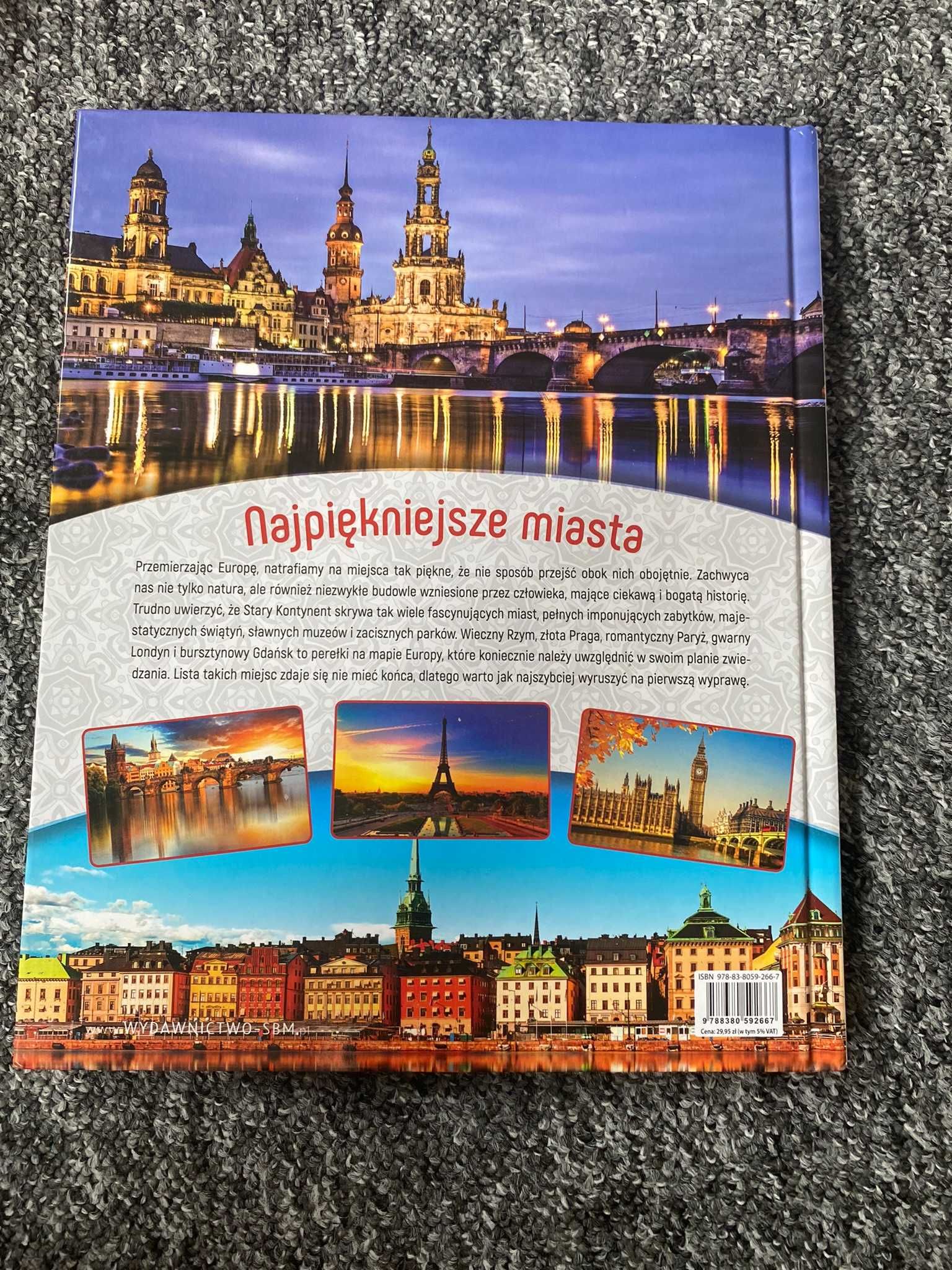 Książka najpiękniejsze miasta Europy