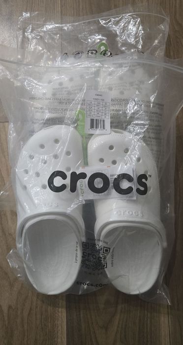Klapki Crocs buty nowe białe rozmiar 42-43