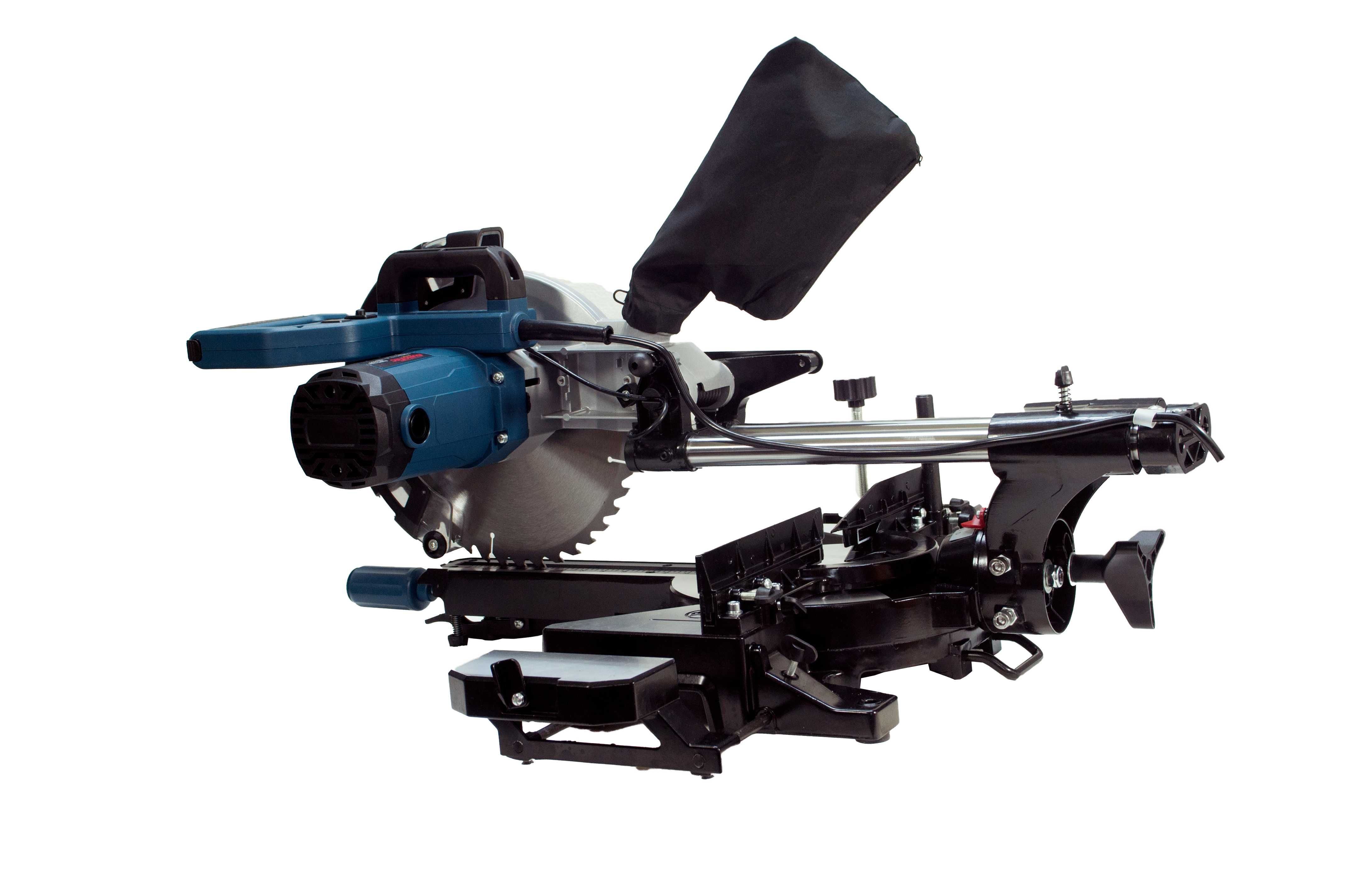 Ukośnica Piła Ukosowa z Posuwem Do Drewna +Laser 255mm Eurotec