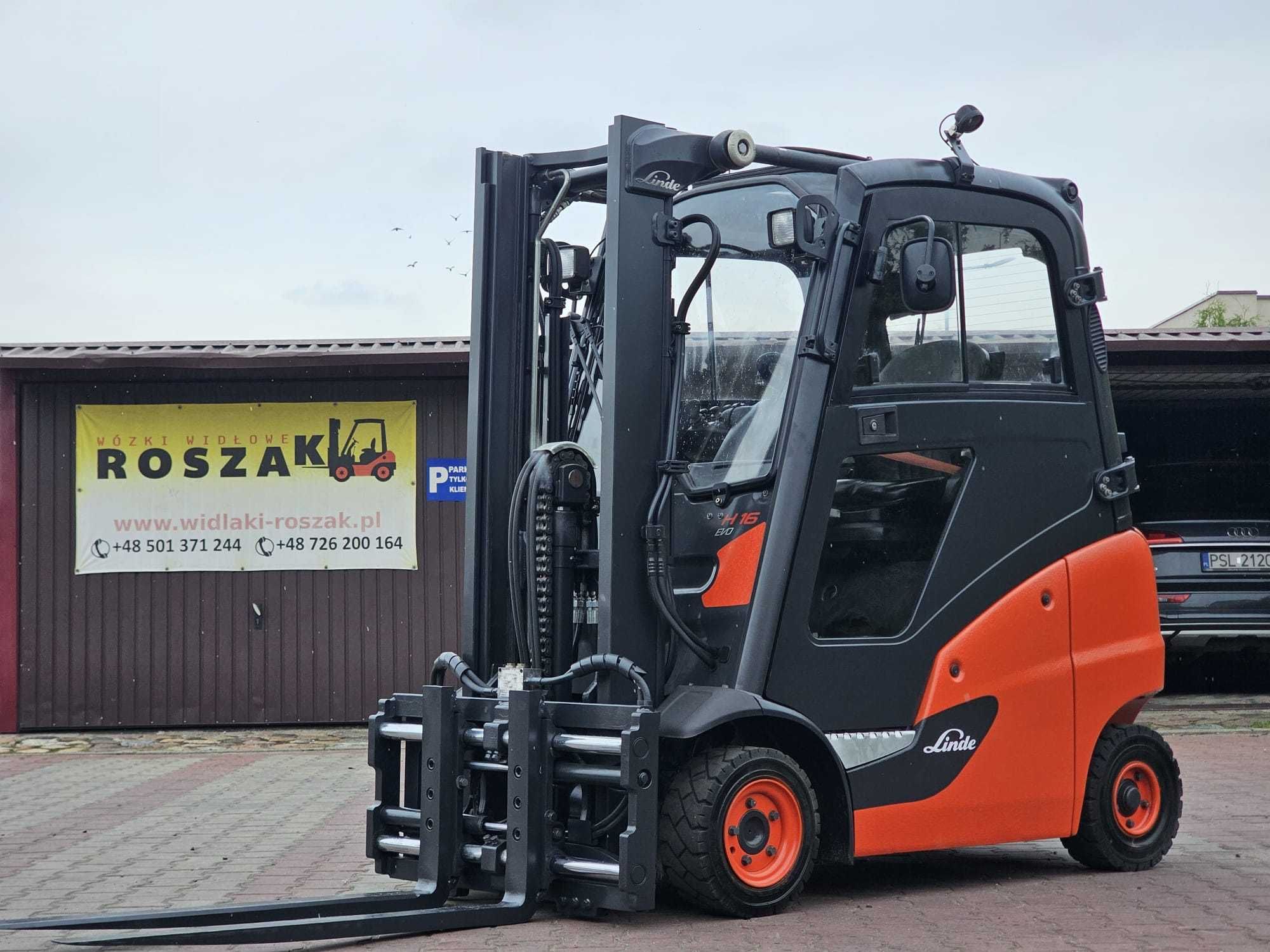 Wózek widłowy Linde H16T-01 kontenerowy 2019r. LPG