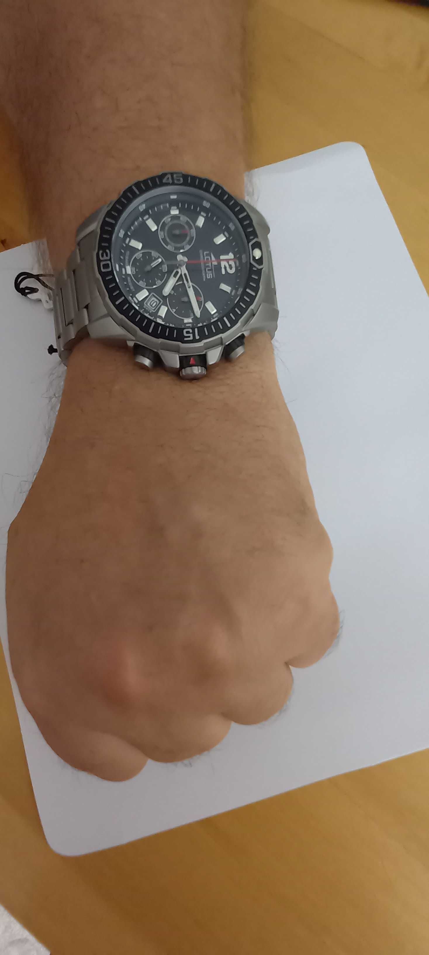 Nowy zegarek męski LOTUS  BIG BLUE CHRONO 46 mm