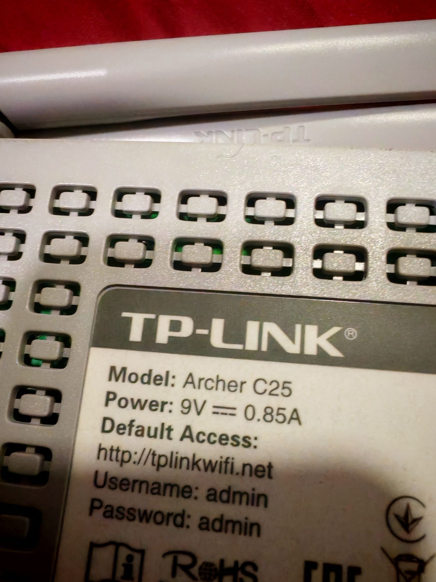 Router TP-LINK C25 Dwupasmowe Wi-Fi do 750Mbs,4 anteny, mocny, 4X LAN