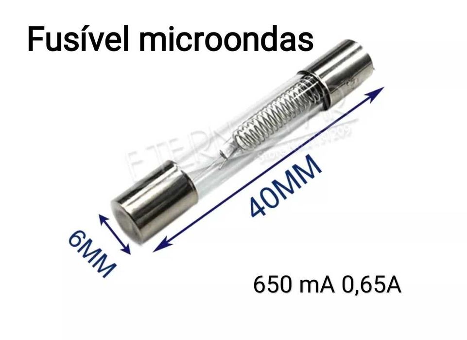 Fusível microondas 650mA 0,65A