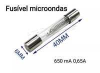 Fusível microondas 650mA 0,65A