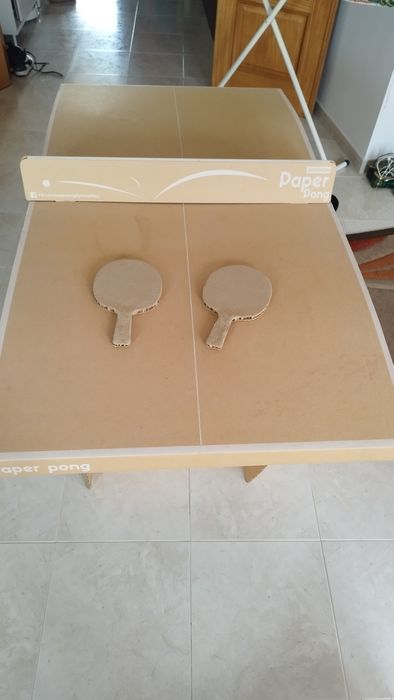 Mesa de Ping Pong em cartão