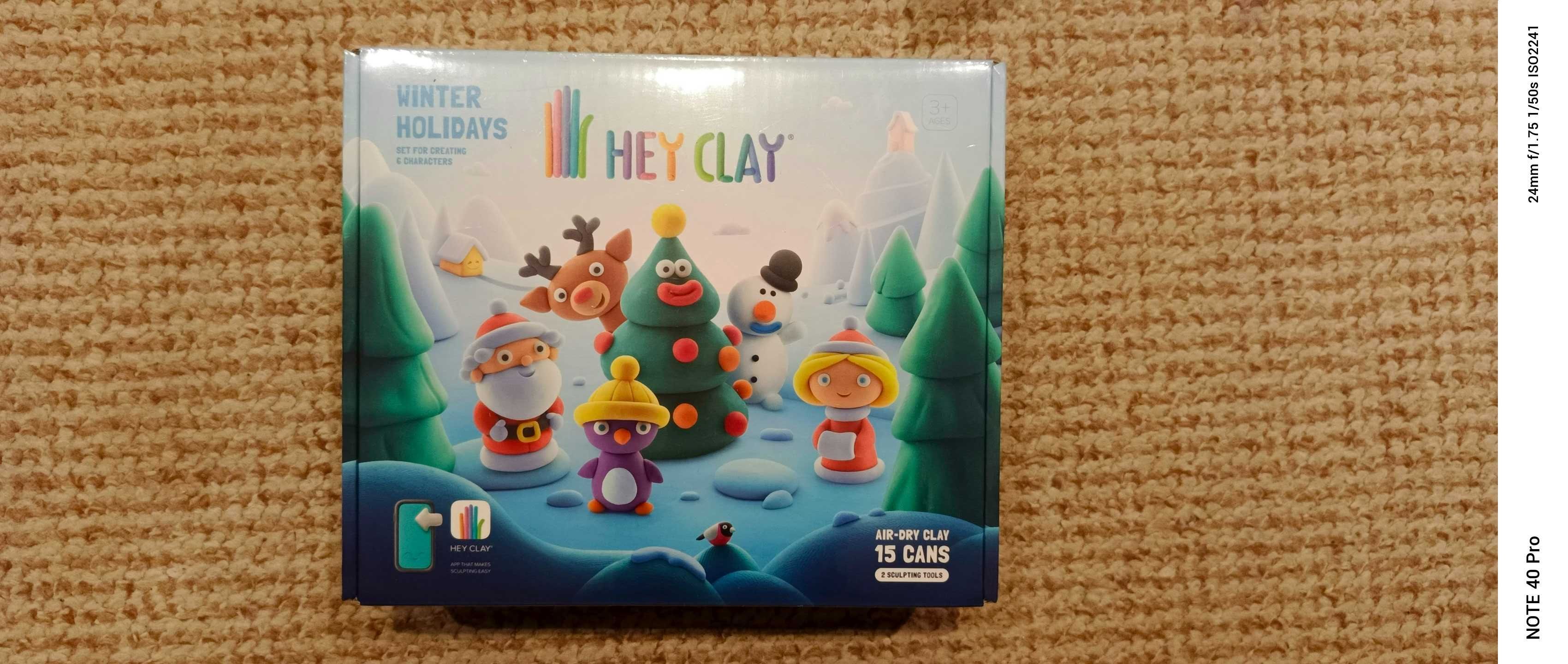 Nowa masa plastyczna Hey Clay Ferie Zimowe Winter Holiday święta