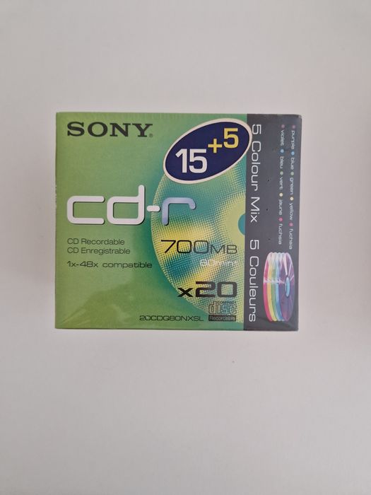 20 CDs Virgens CD-R 700 MB
