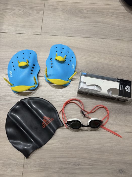 Окуляри Arena, шапочка, лопатки