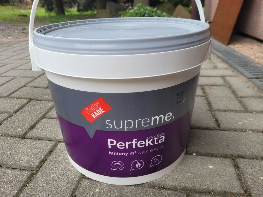 Farba 15l Farby Kabe supreme perfekta biała baza A