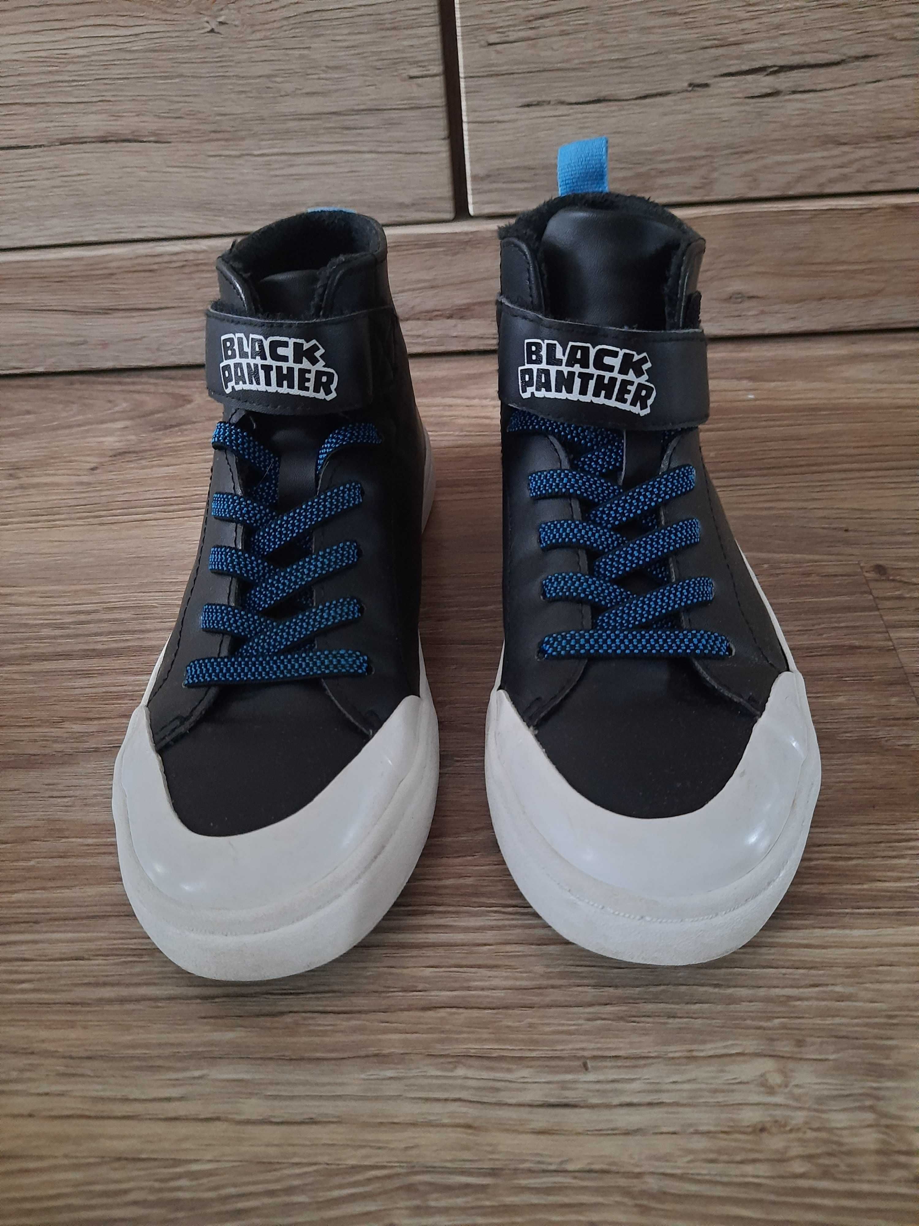 buty sneakersy chłopięce sportowe czarne do kostki rozm. 34 H&M jak NO