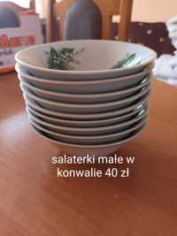 Salaterki wzor w konwalie