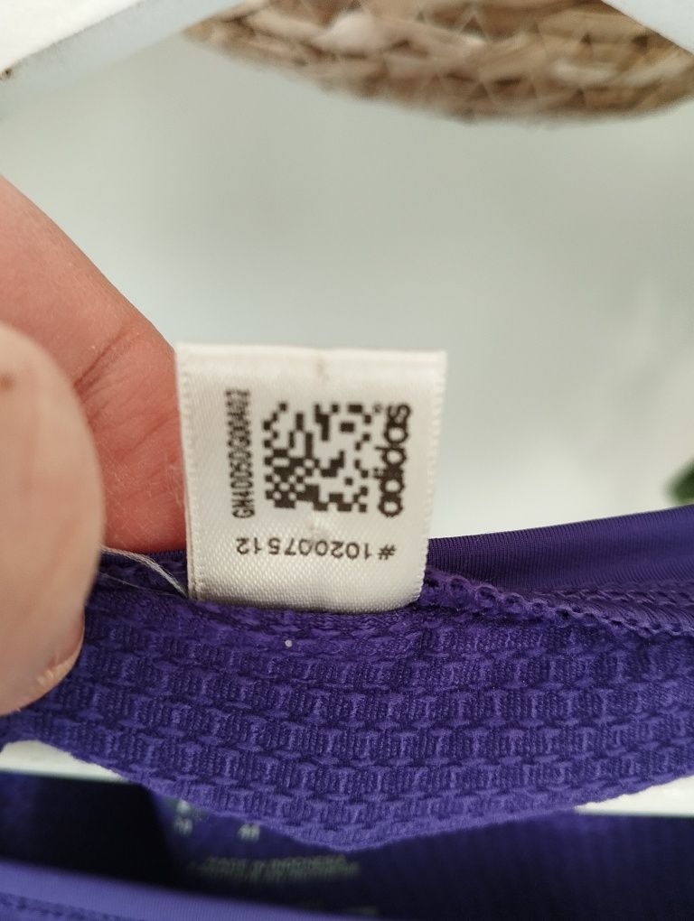 Damska bluzka treningowa, sportowa, fioletowa r. M/L Adidas