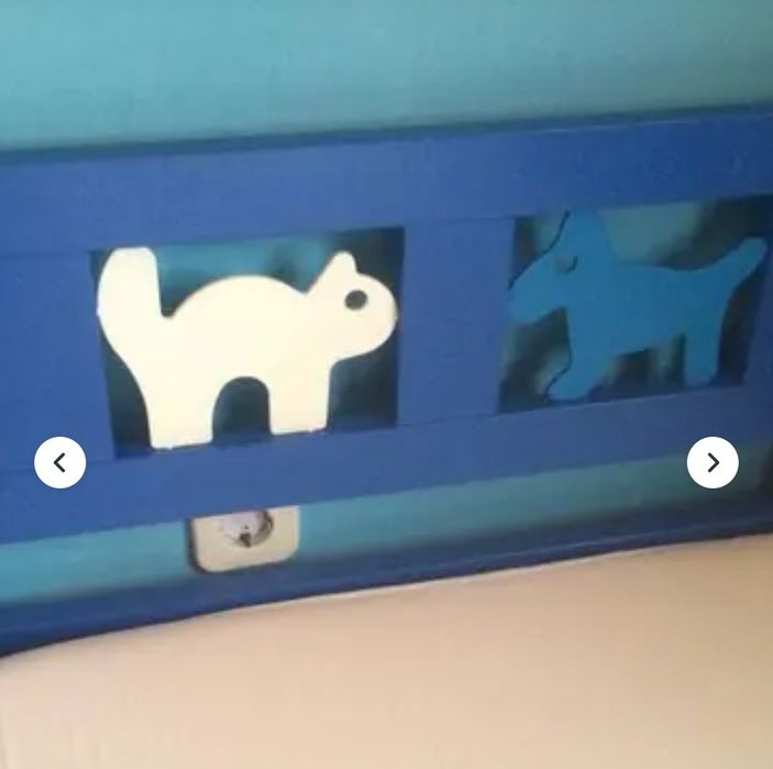 Cama de criança kritter azul