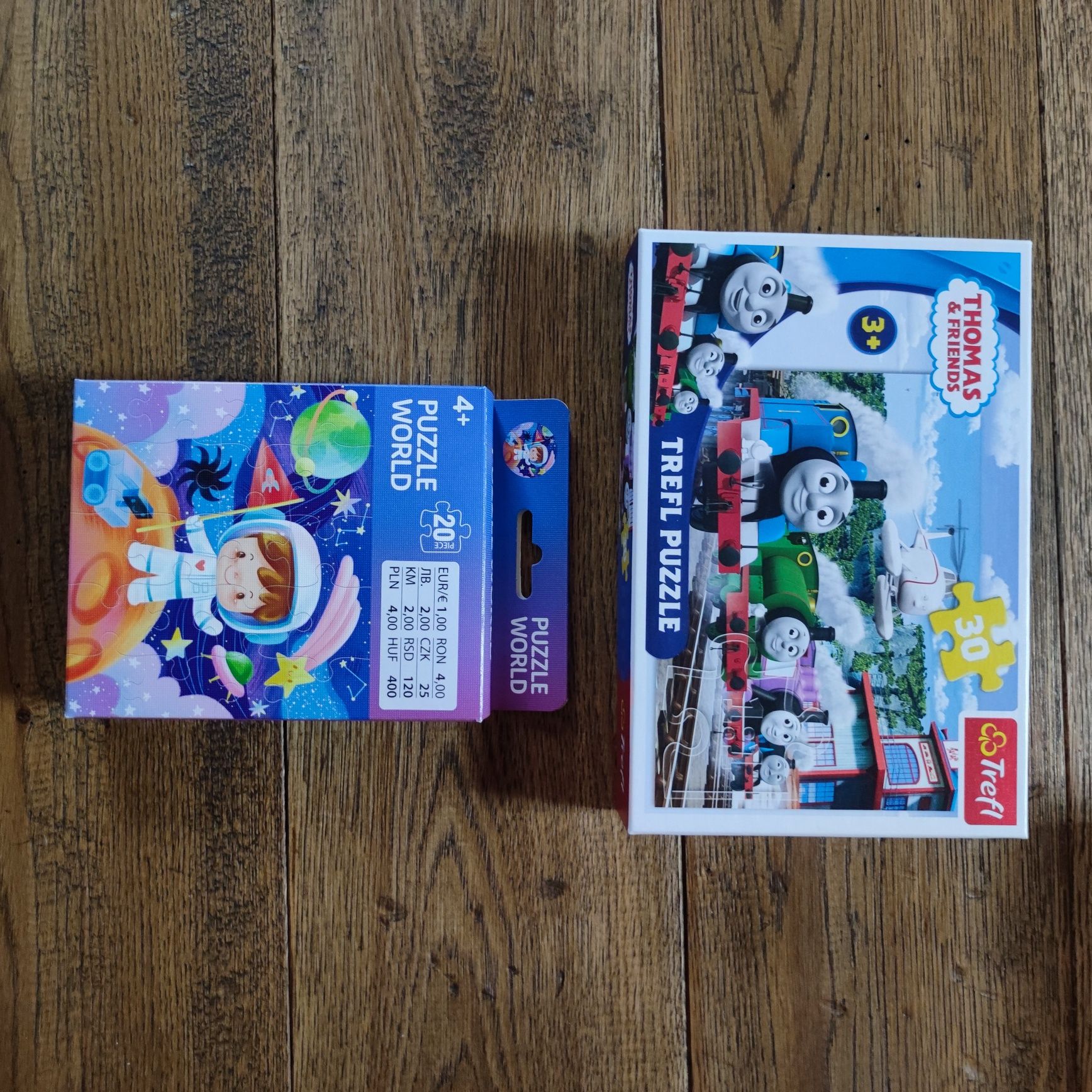 Puzzle dla dzieci Tomek i przyjaciele + kosmos