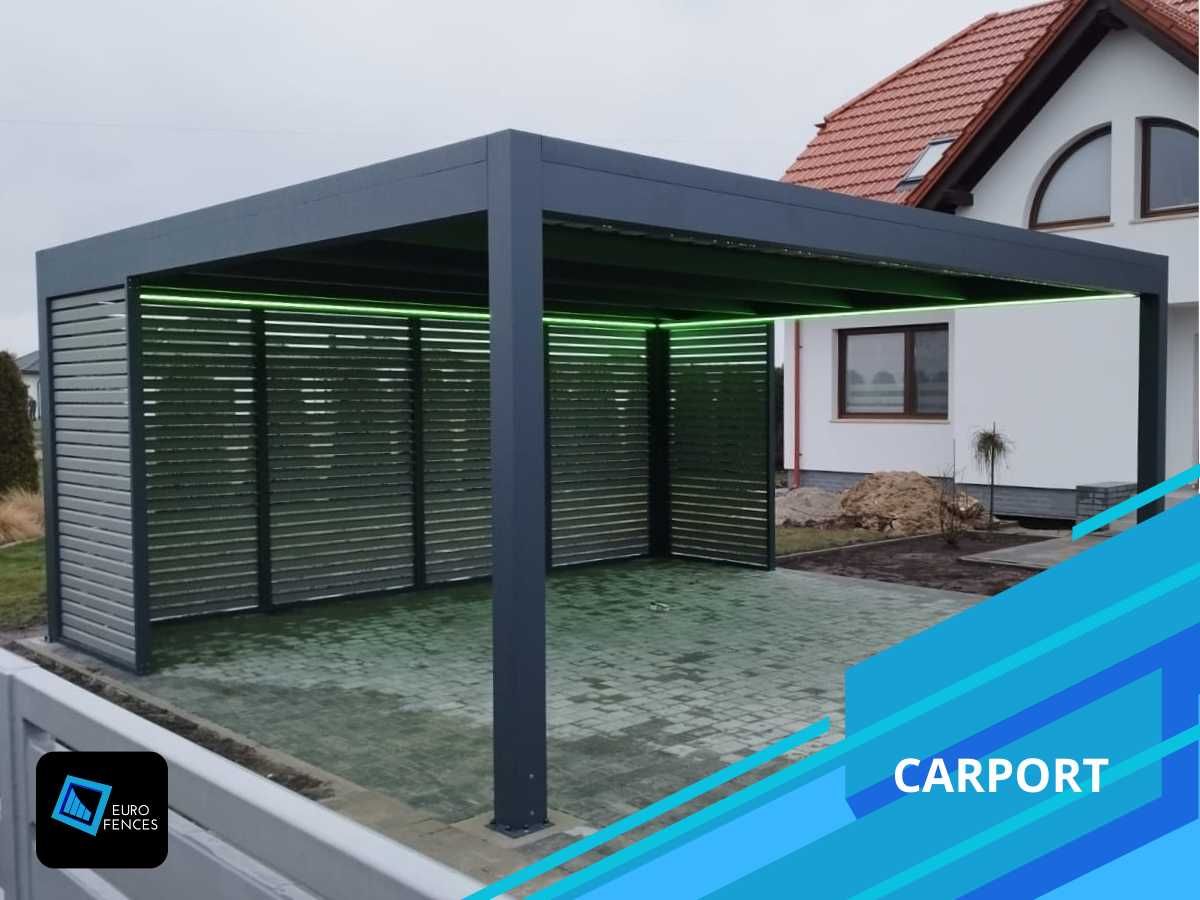 Wiata samochodowa - Carport aluminiowy - Polski producent Euro Fences