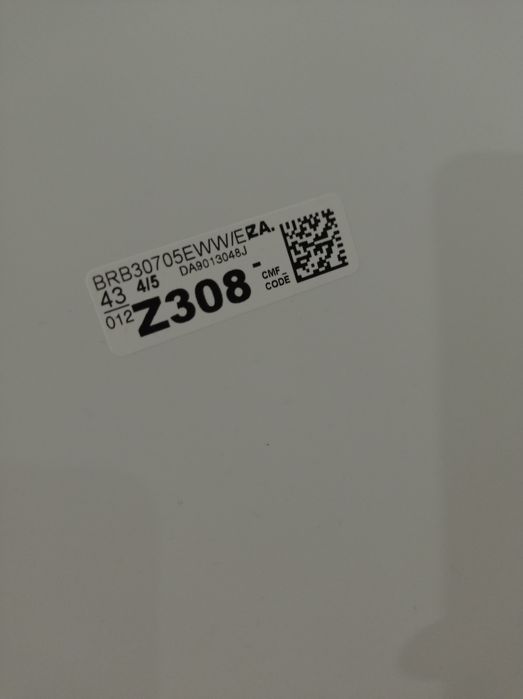 Drzwi zamrażarki od lodówki do zabudowy Samsung BRB30705EWW