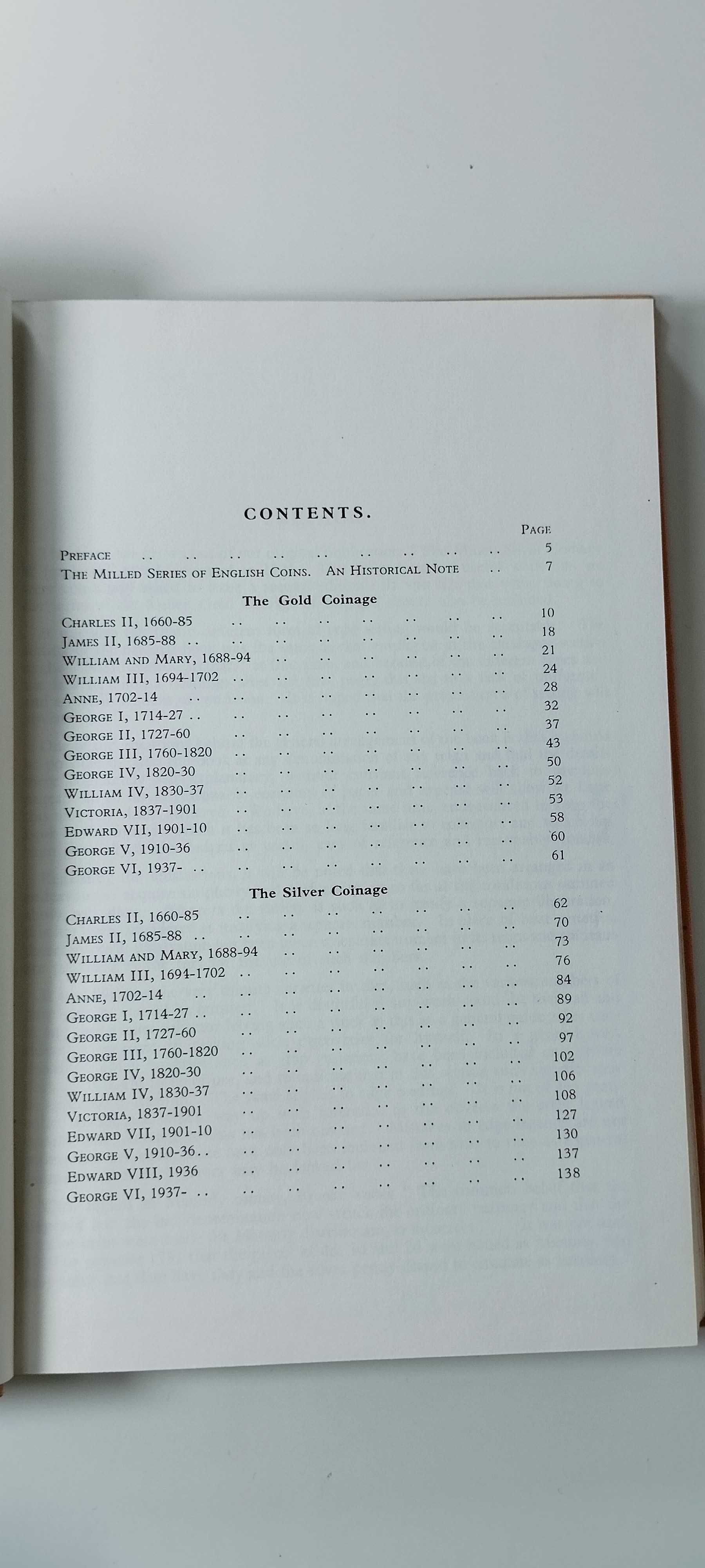 The Milled Coinage of England 1662 to 1946
