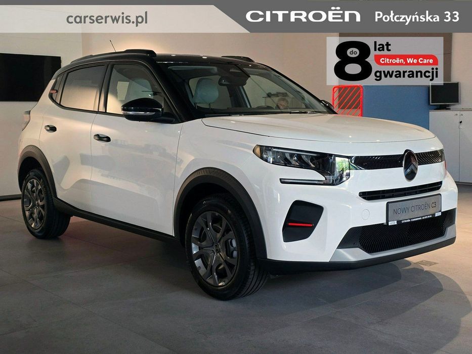 Citroën C3 1.2 Turbo 100 KM MT6 wersja Max | Polar White | 8 lat gwarancji