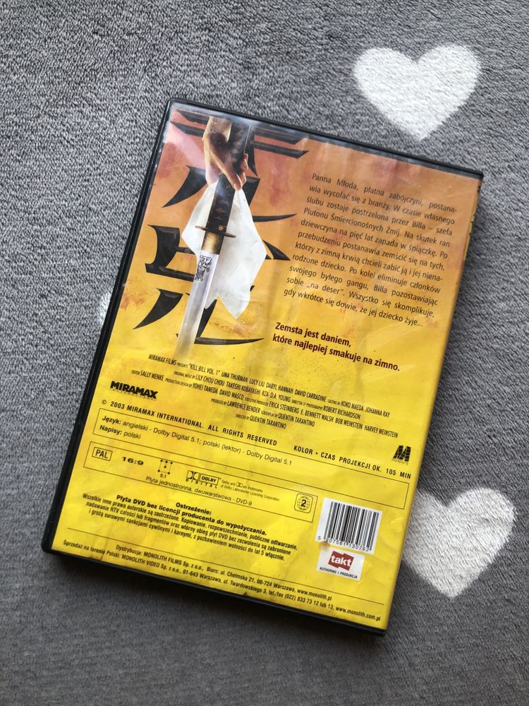 Film DVD Kill Bill Uma Thurman