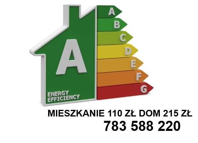 świadectwo charakterystyki NAJLEPIEJ, NAJTANIEJ płatność po wykonaniu