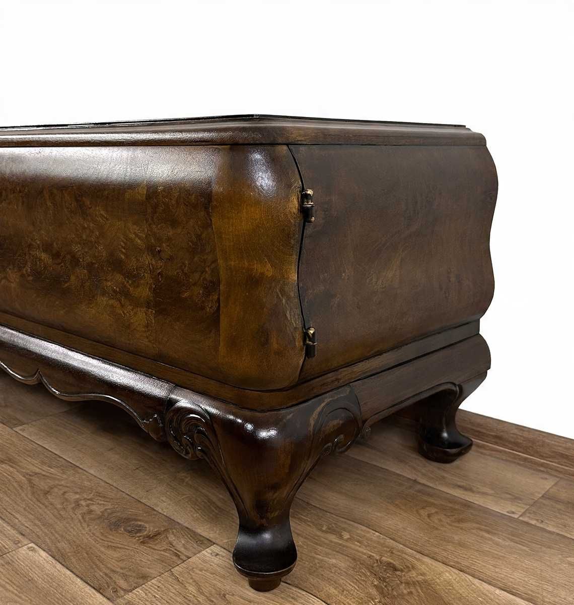 KOMODA ART DECO szafka antyk PODEST pod TV RTV falista