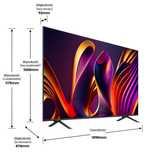 Hisense  85 cali 4K 85E77NQ QLED Smart TV HDR 10+, Dolby Atmos
