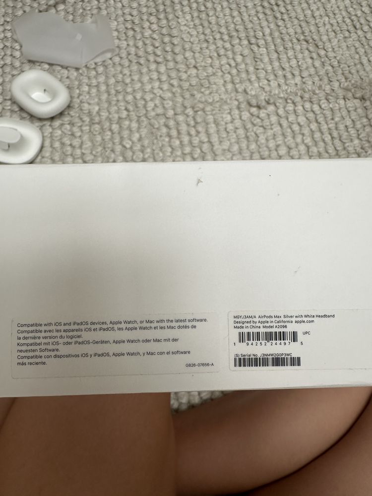 Airpods max z oryginalnym opakowaniem