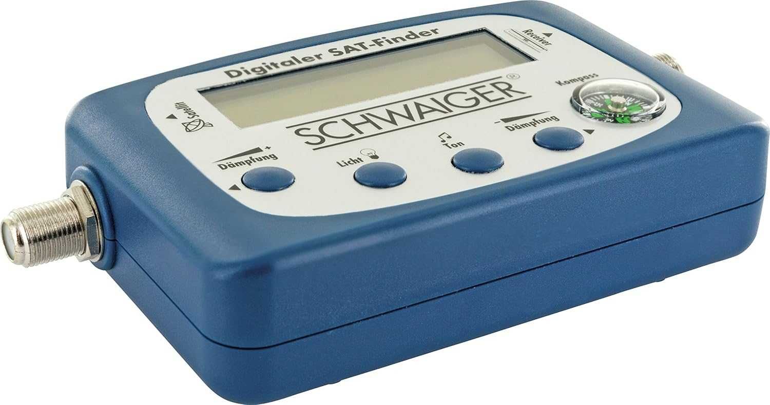 Nowy finder cyfrowy / kompas / antena satelitarna / SCHWAIGER !8994!