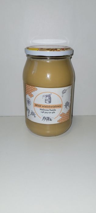 Miód  z własnej pasieki
