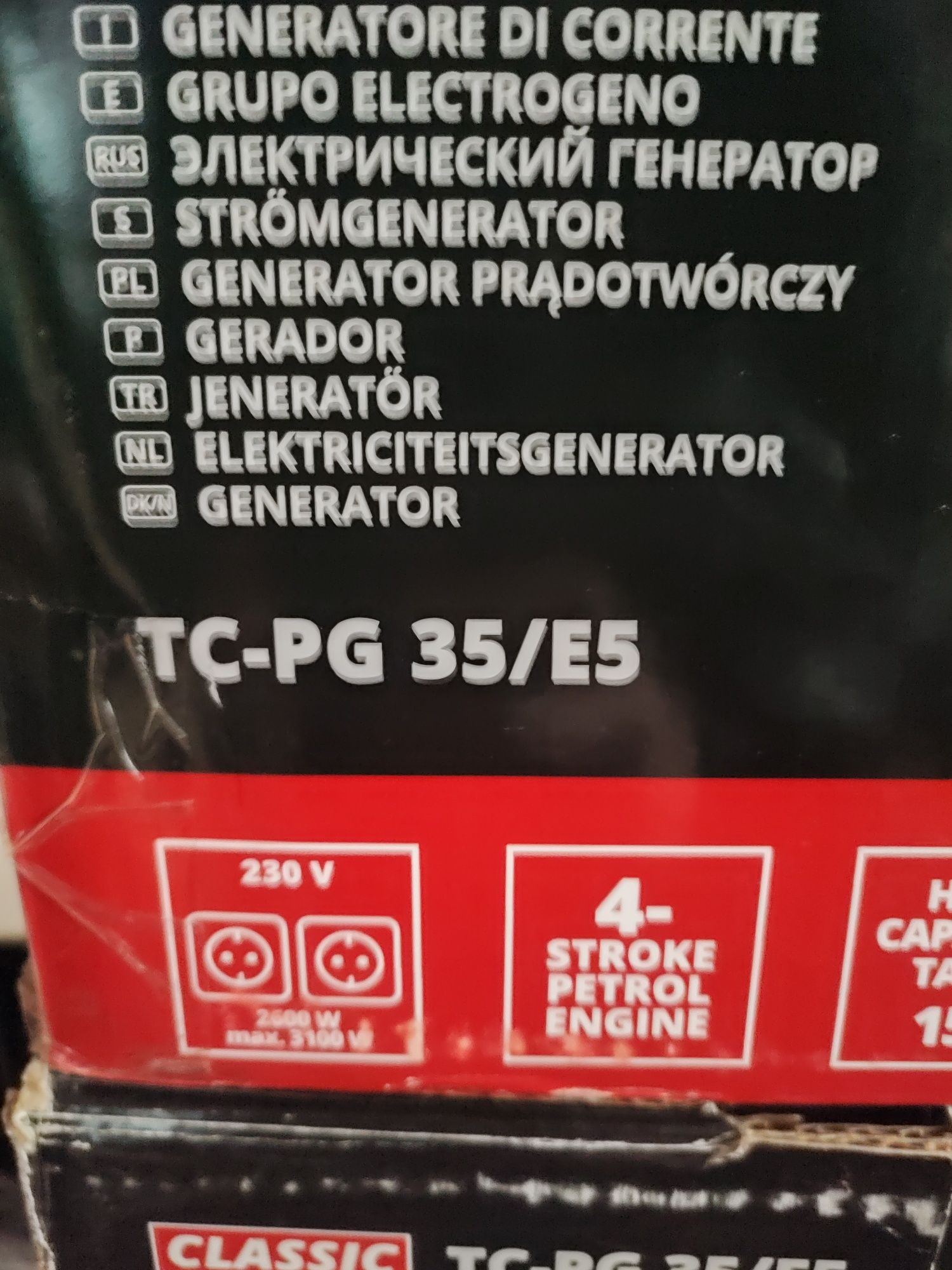 Генератор Einhel TC-PG 35/E5