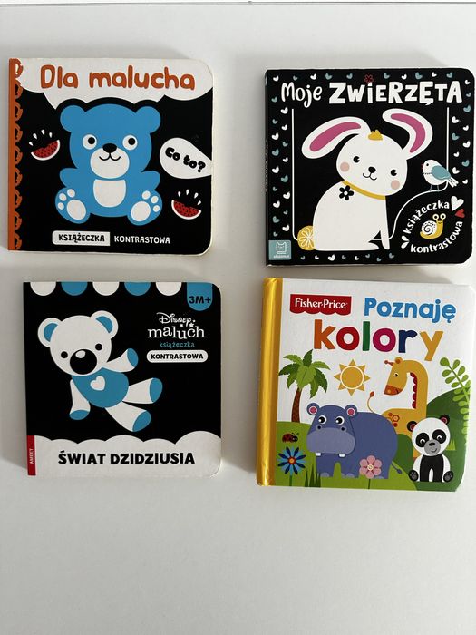 Książeczki kontrastowe - zestaw