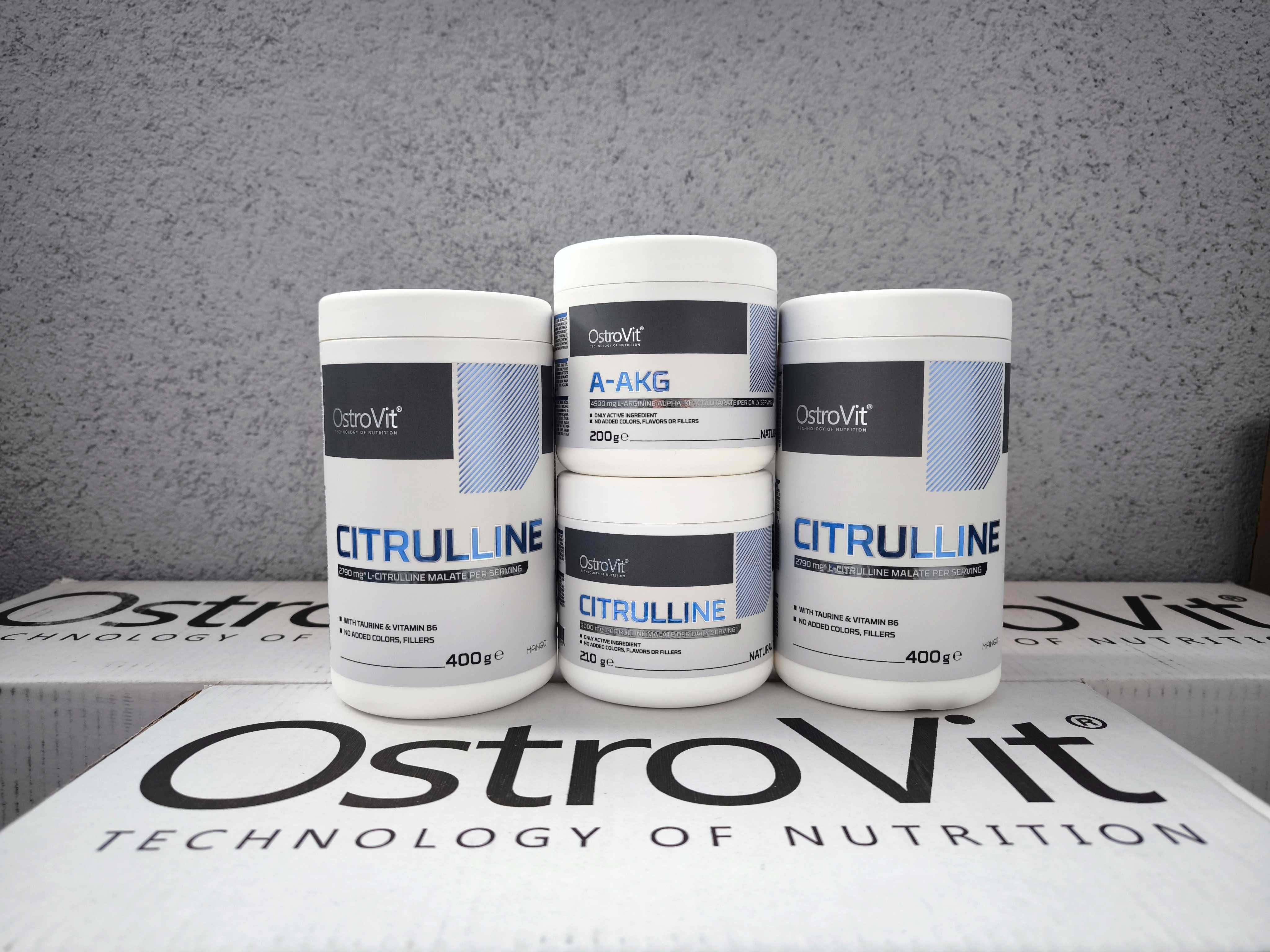 Амінокислоти BCAA OstroVit креатин протеїн цитрулін Optimum Nutrition