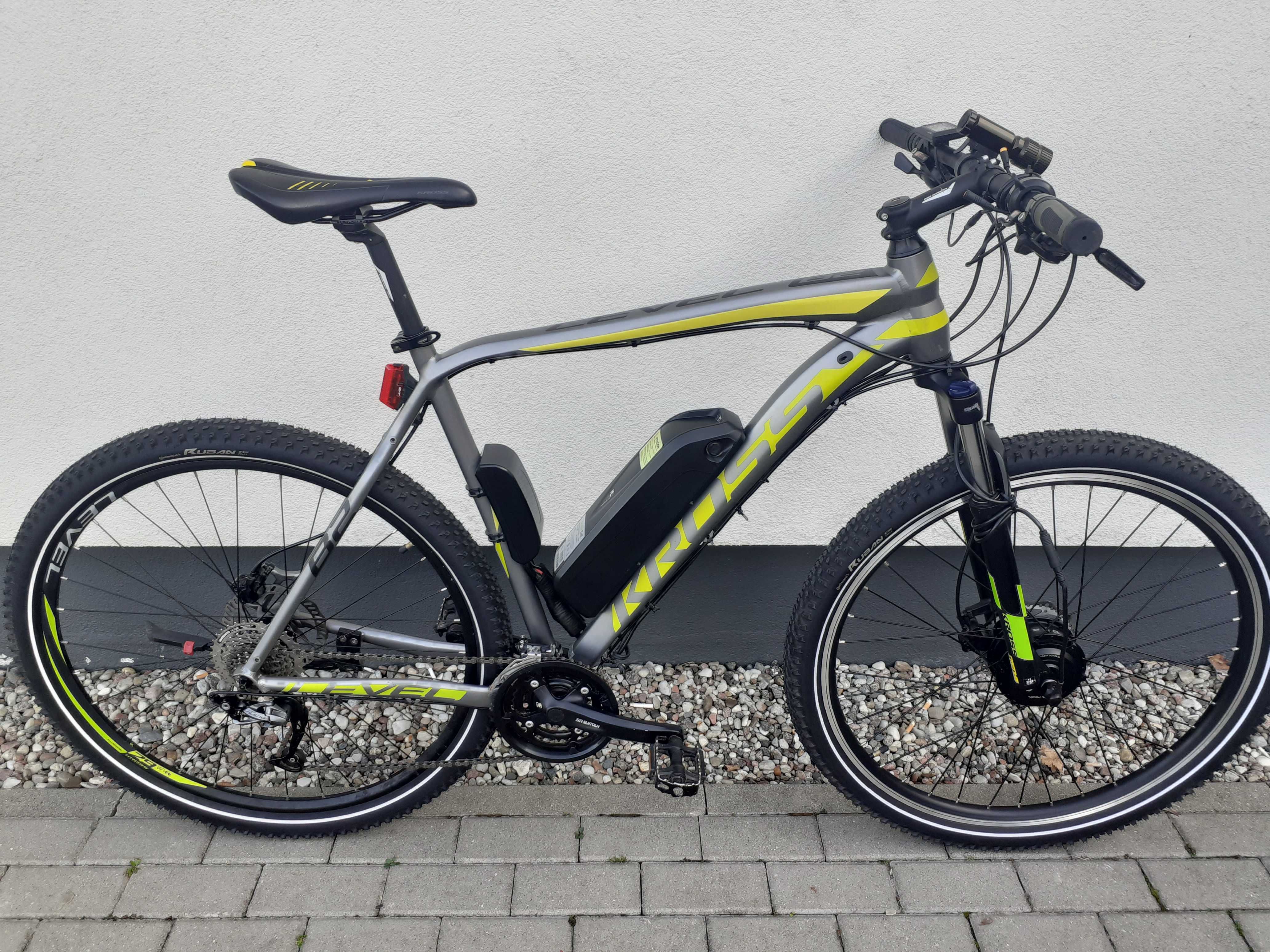 KROSS E BIKE hydraulika kola 29 konwersja manetka stan bdb jak nowy