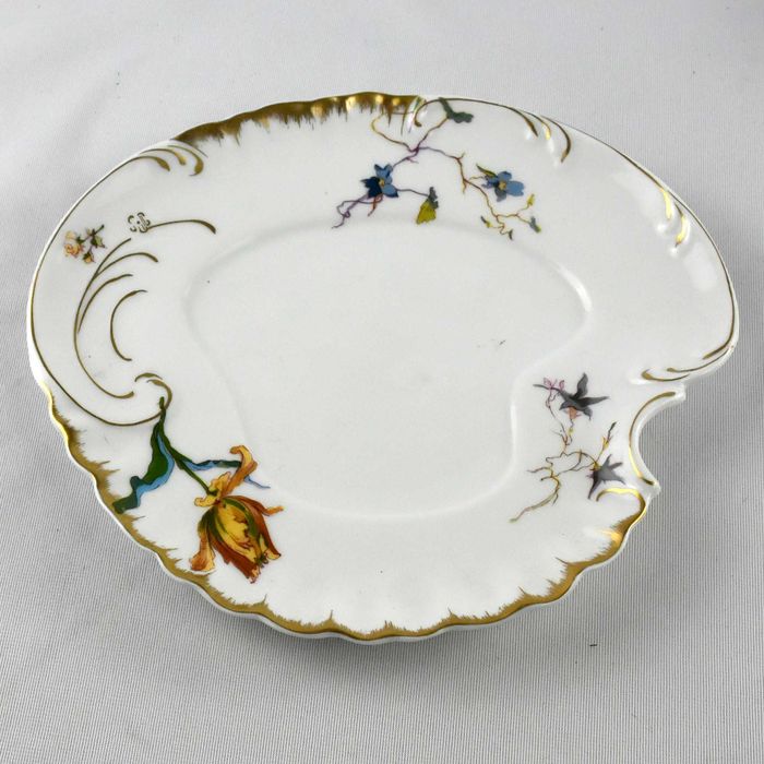 Terrina / Molheira com apresentador, porcelana, Serviço “Flores”