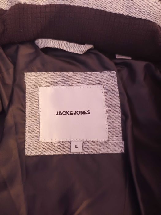 Kurtka męska zimowa z kapturem Jack&Jones L