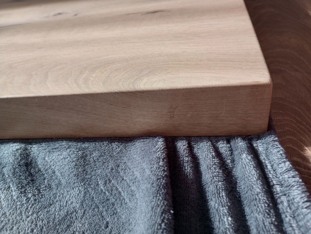 Blat drewniany do stołu dębowy lite drewno 80x200