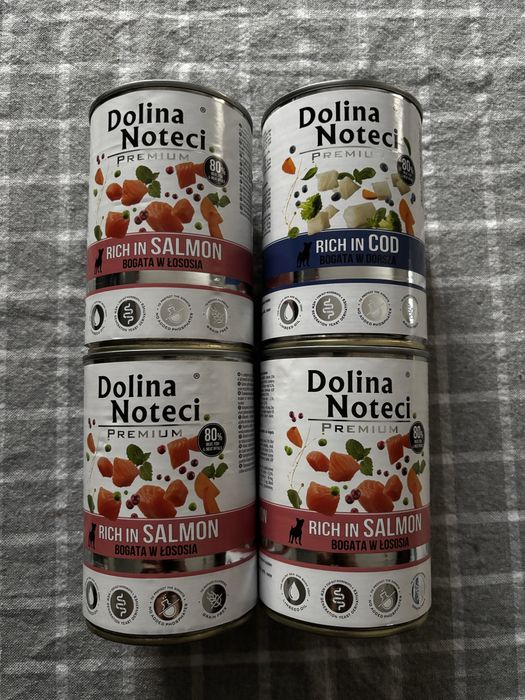 Dolina Noteci. Mokra karma. 4 puszki