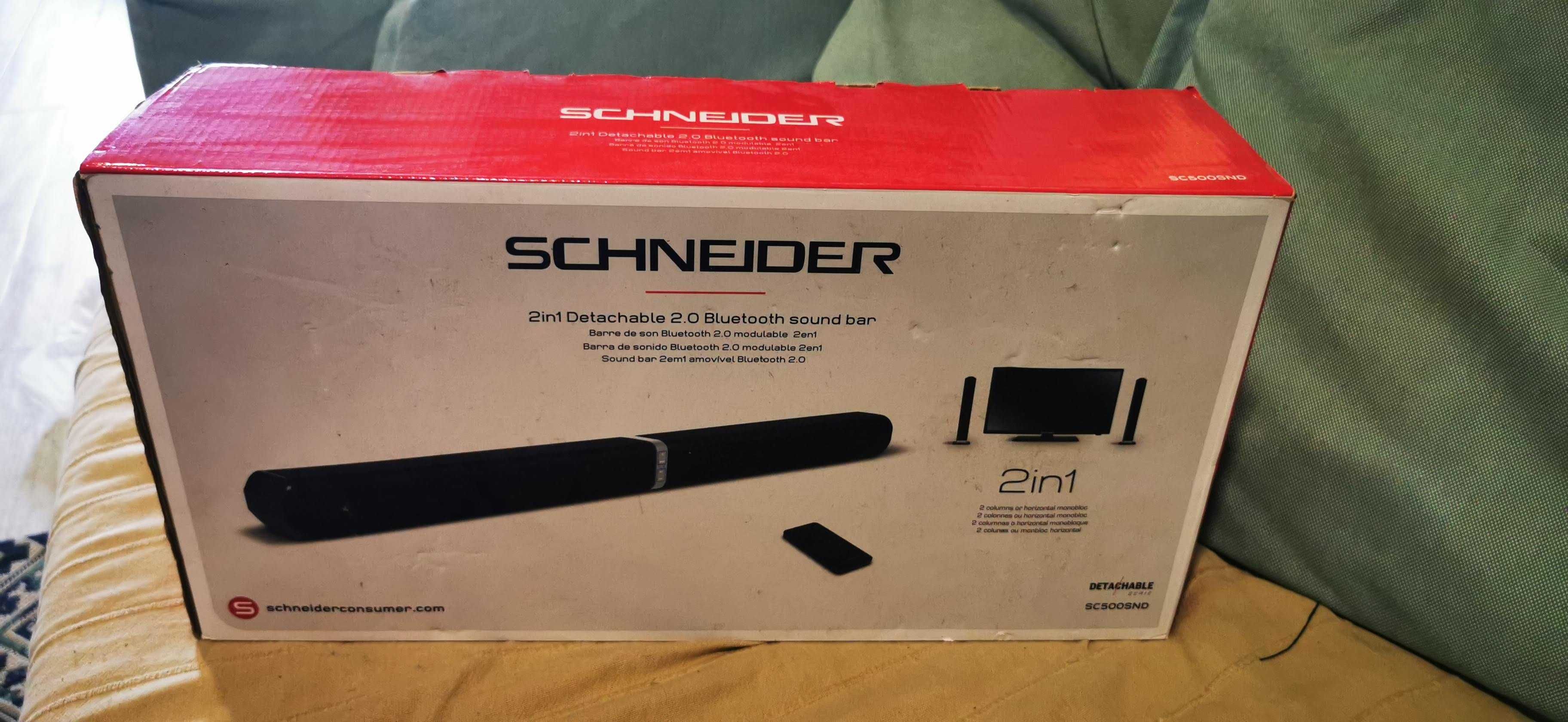 Schneider - Sound bar / Barra de som 2.0/ sc500snd/ Bluetooth/ 30w rms