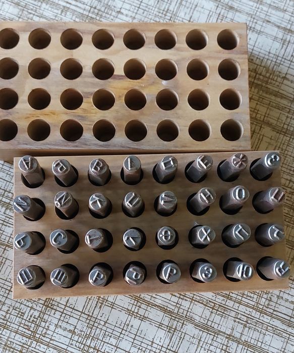 Клейма літерні 6мм