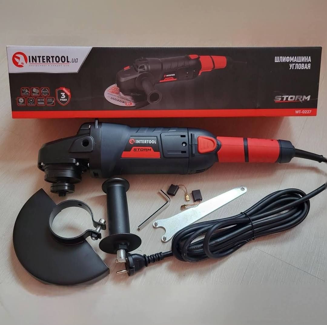 Болгарка 180 Intertool storm WT-0227