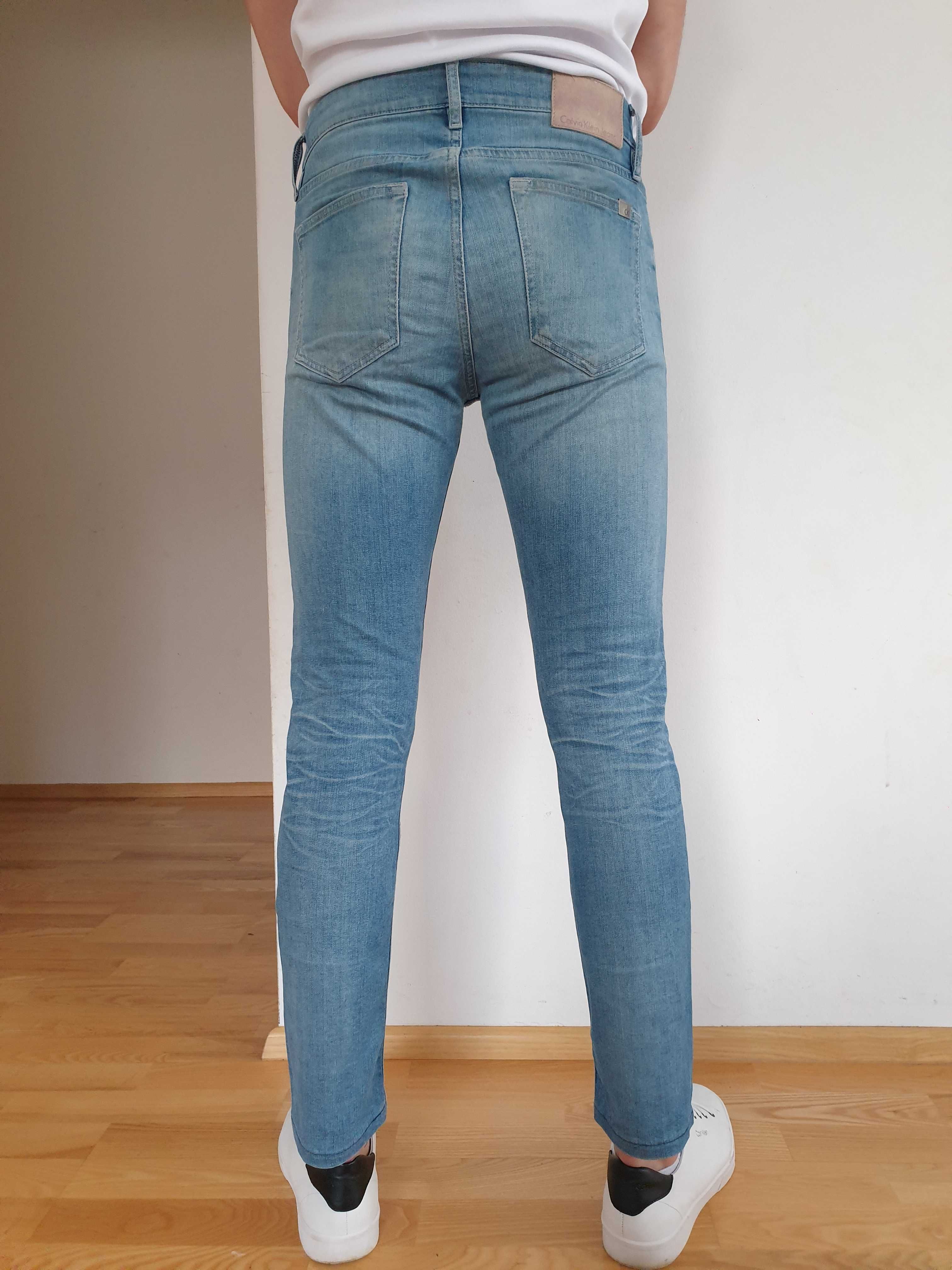 Spodnie jeansy Calvin Klein