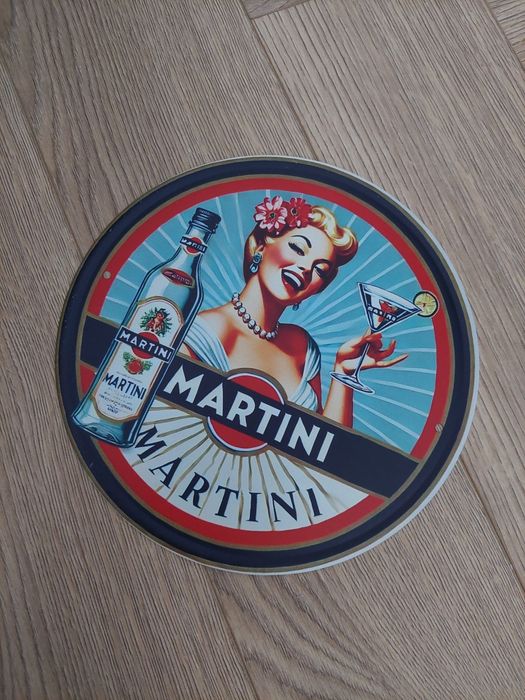 Zawieszka na ścianę w stylu vintage Martini