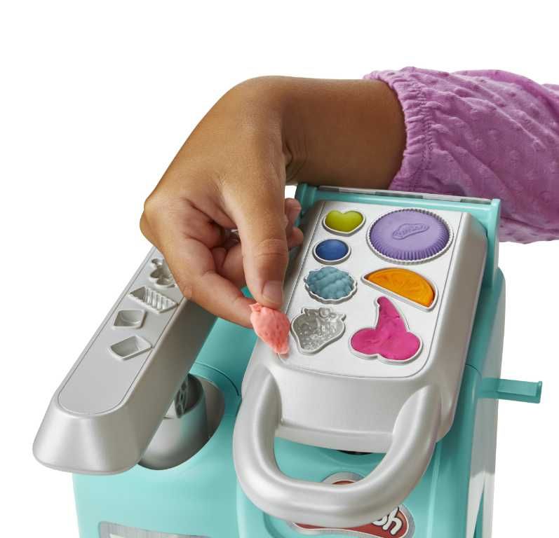 play-doh ciastolina kolorowa kawiarnia duży zestaw lody maszyna
