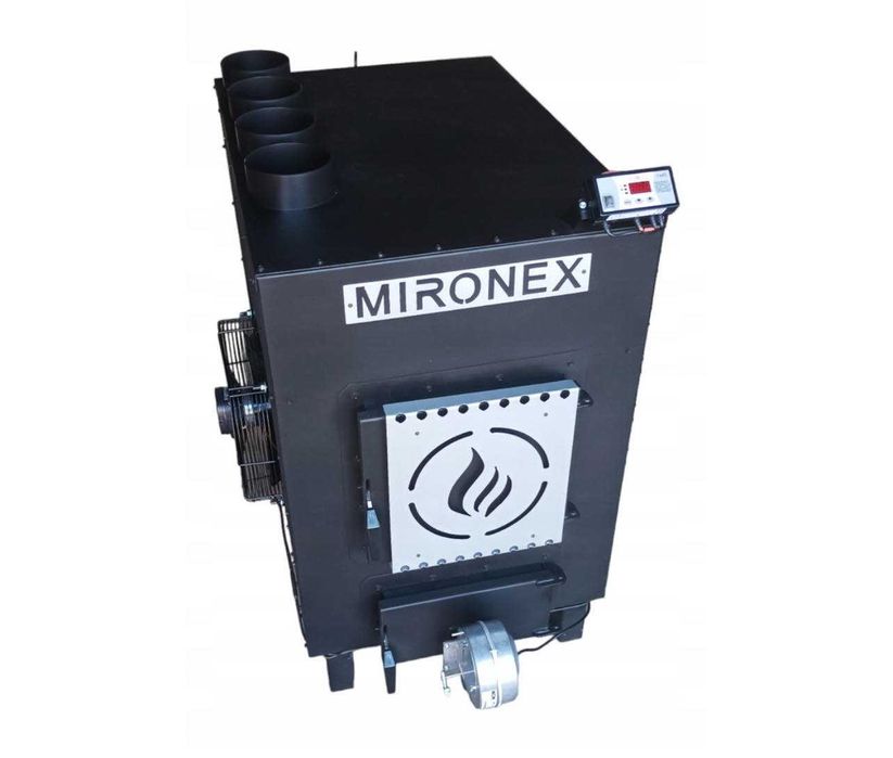 Piec nadmuchowy Nowy  65kW, duże palenisko + pełne sterowanie pracą