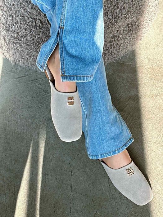 Замшеві мюлі 37р