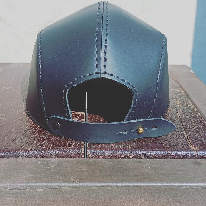 Кепка шкіряна. Байкер Handmade