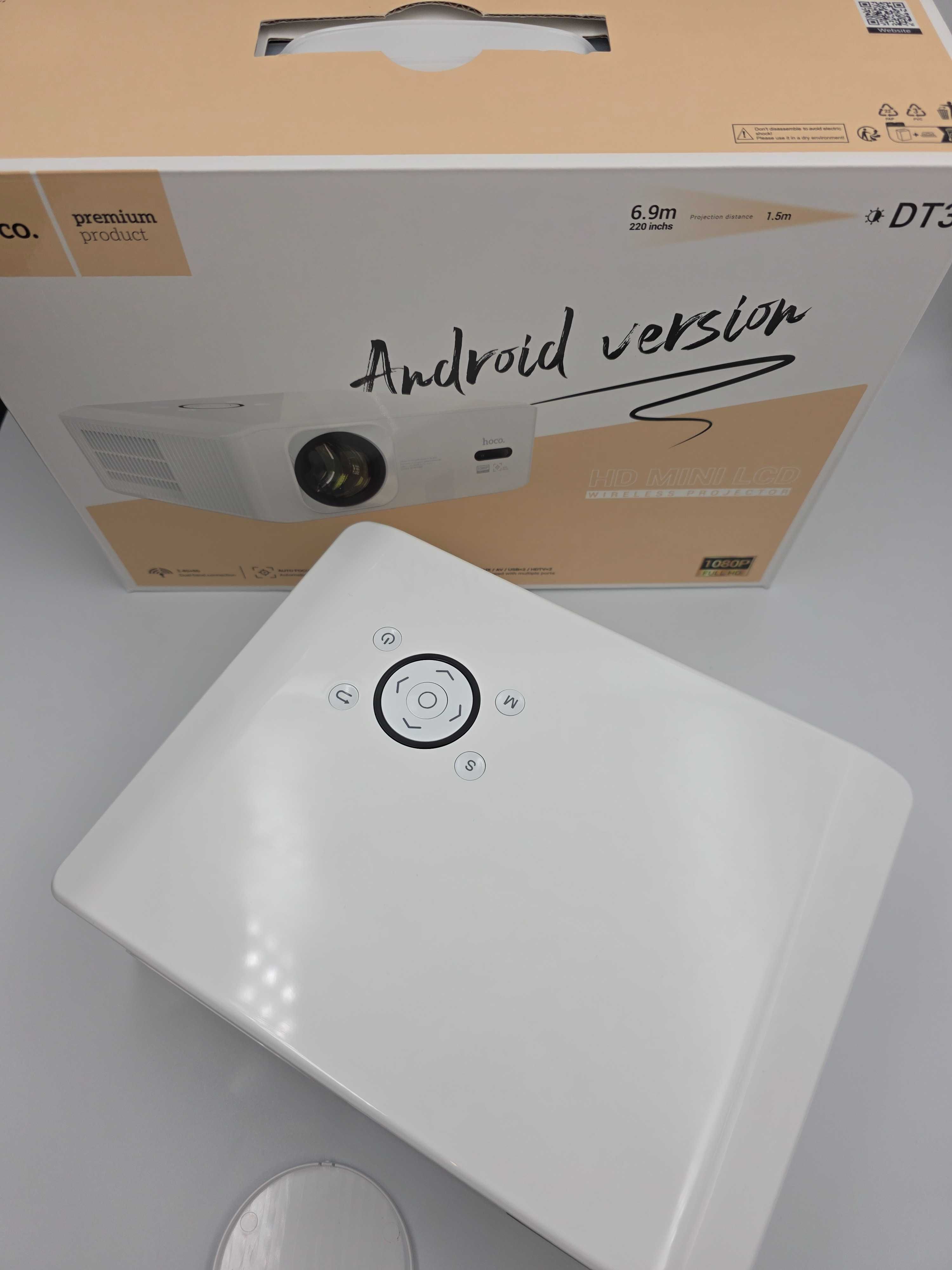 HOCO Projektor Android Wi-Fi 1080P DT3  GWARANCJA 24 miesiące  WYSYŁKA